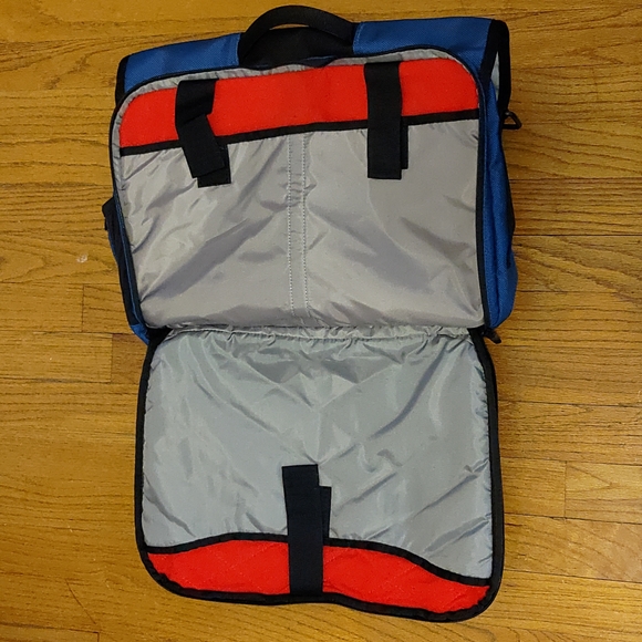 Small blue & black Timbuk2 laptop messenger bag with cross-body strap - Picture 12 of 15